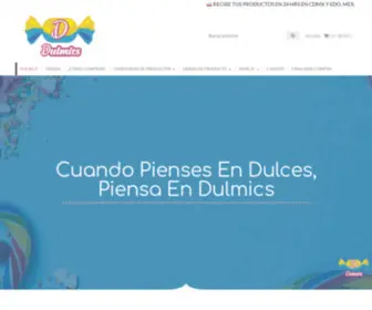 Dulmics.com(Si piensas en dulces piensa en Dulmics) Screenshot