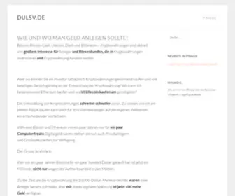 Dulsv.de(Eine weitere WordPress) Screenshot