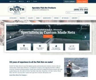 Duluthfishnets.com(Fish Nets) Screenshot