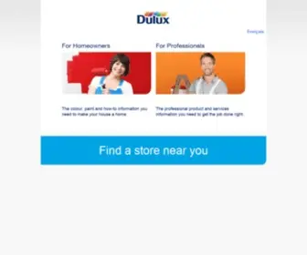 Dulux.ca(Choose the Perfect Shades for Your Home) Screenshot