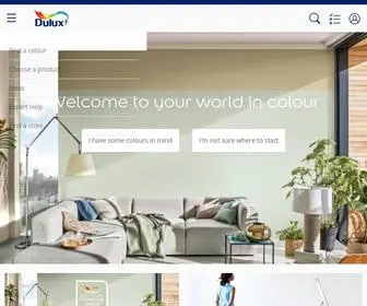 Dulux.com.my(Dulux paints malaysia) Screenshot