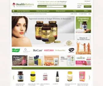 Dulwichhealthmatters.com(Healthmatters Health Food Shop London) Screenshot