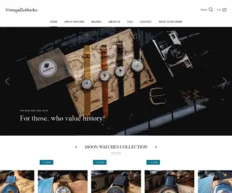 Dumarko.com(Vintage Soviet Original Watches for Men) Screenshot