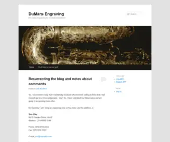 Dumarsengraving.com(DuMars Engraving) Screenshot