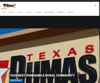 Dumasedc.org(The Dumas Economic Development Corporation (Dumas EDC)) Screenshot