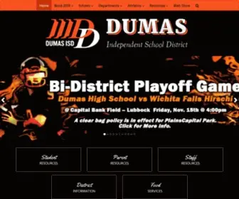 Dumasisd.org(Dumasisd) Screenshot