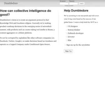 Dumbledore.com(Dumbledore) Screenshot