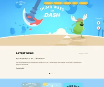 Dumbwaystodie.com(Home of Dumb Ways to Die) Screenshot