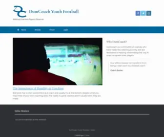 Dumcoach.com(Making Coaches Players Deserve) Screenshot