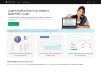 Dumeter.net(Monitor your network bandwidth usage) Screenshot