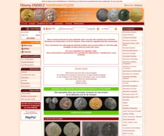 Dumez-Numismatique.com(Cadeaux pièces) Screenshot