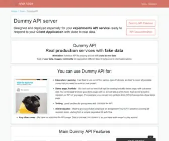 Dummyapi.io(Dummy API) Screenshot