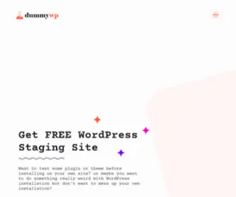 Dummywp.com(Free WordPress Staging Site) Screenshot