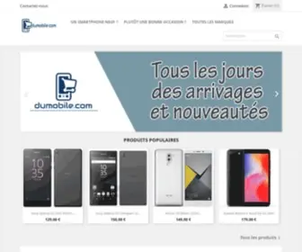 Dumobile.com(Boutique de Smartphone neuf et occasion avec garantie et facture) Screenshot