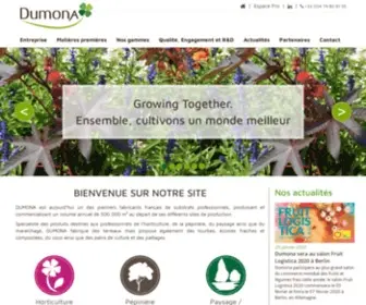 Dumona.com(Fabricant de terreaux) Screenshot