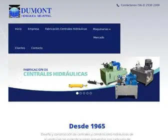 Dumont.cl(Inicio-HIDRAULICA DUMONT) Screenshot