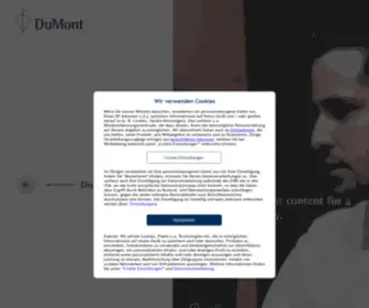 Dumont.de(Homepage) Screenshot
