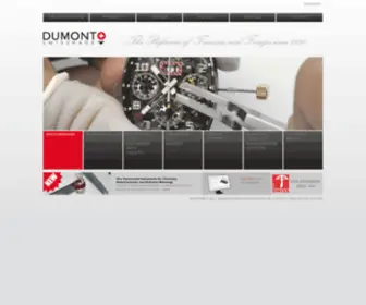 Dumonttools.com(Dumont Switzerland) Screenshot