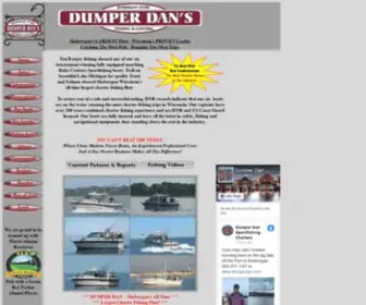 Dumperdan.com(Dumper Dan's Sportfishing Charters of Sheboygan WI) Screenshot