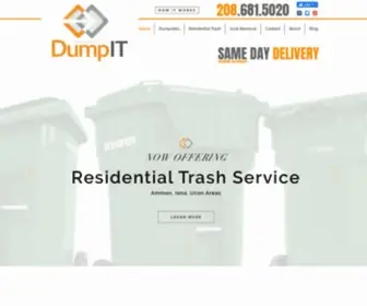 Dumpitidaho.com(Dumpster Rentals & Garbage Service) Screenshot