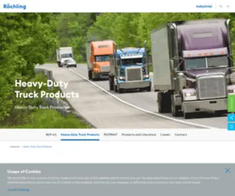 Dumpliner.com(Heavy-Duty Truck Products | Röchling Röchling US) Screenshot