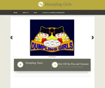 Dumplinggirls.com(Dumpling, Fried Dumplings) Screenshot