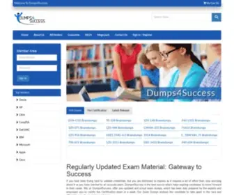 Dumps4Success.com(Dumps4Success) Screenshot