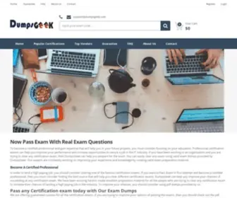 Dumpsgeek.com(Download Real PDF Dumps for best IT certification. DumpsGeek) Screenshot