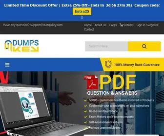Dumpskey.com(The Trusted Name for BrainDumps) Screenshot