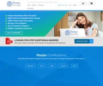 Dumpsprovider.com(DumpsProvider) Screenshot