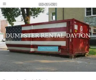 Dumpsterforrentdayton.com(Dumpster Rental Dayton) Screenshot