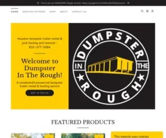 Dumpsterintherough.com(Junk Hauling and Removal) Screenshot