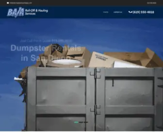 Dumpstersinsandiego.com(Dumpster Rentals Made Easy) Screenshot