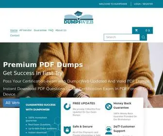 Dumpsweb.com(Premium PDF Dumps) Screenshot