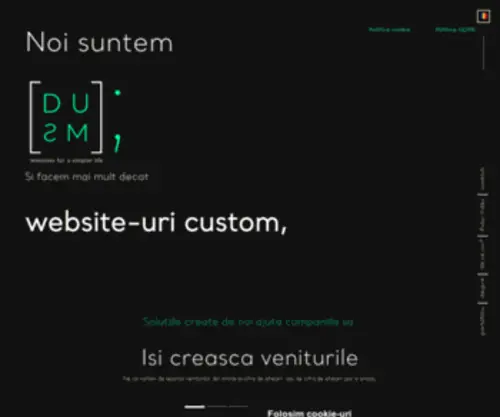 Dums.ro(Custom Webdesign Agency) Screenshot