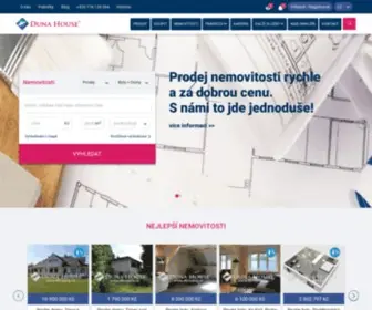 Dunahouse.cz(Služby v oblasti nemovitostí a hypoték) Screenshot