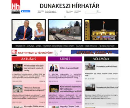 Dunakeszi-Hirhatar.hu(HÍRHATÁR) Screenshot
