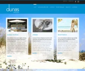 Dunas-STyle.com(Dunas Lifestyle in Almancil) Screenshot