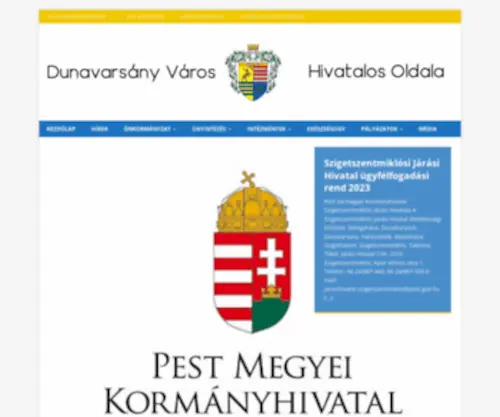 Dunavarsany.hu(Köszöntjük) Screenshot