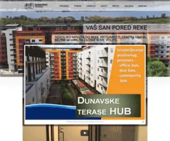 Dunavsketerase.rs(Dunavske terase) Screenshot