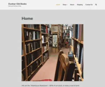 Dunbarbooks.com(Dunbar Old Books) Screenshot