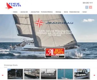 Dunbaryachts.com(Dunbar Yachts) Screenshot