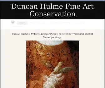 Duncanhulmefineartconservation.com(Duncan Hulme Fine Art Conservation) Screenshot