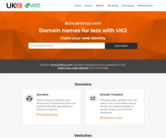 Duncanthuy.com(Your new website) Screenshot