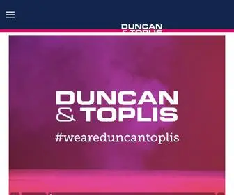 Duncantoplis.co.uk(Duncan & Toplis) Screenshot