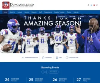 Duncanvilleisd.org(Duncanville independent school district) Screenshot