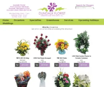 Dundalkflorist.com(Dundalk Florist Official Site) Screenshot