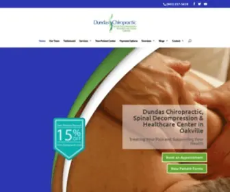 Dundaschiropractic.com(Dundas Chiropractic) Screenshot