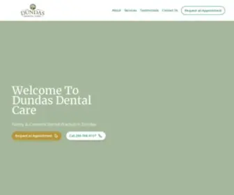 Dundasdentalcare.com(Dundas Dental Care) Screenshot