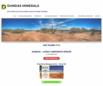 Dundasminerals.com(Exploring WA's Southern Albany) Screenshot